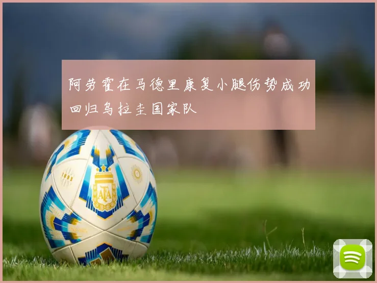 阿劳霍在马德里康复小腿伤势成功回归乌拉圭国家队